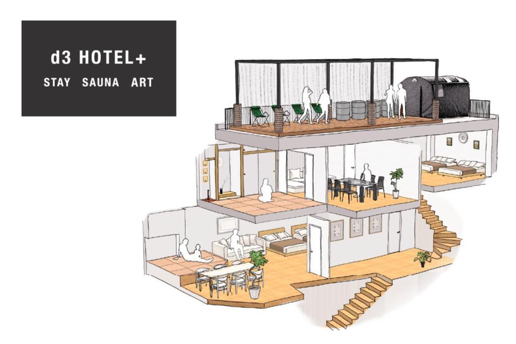 D3 Hotel 2F Ōsaka Exterior foto