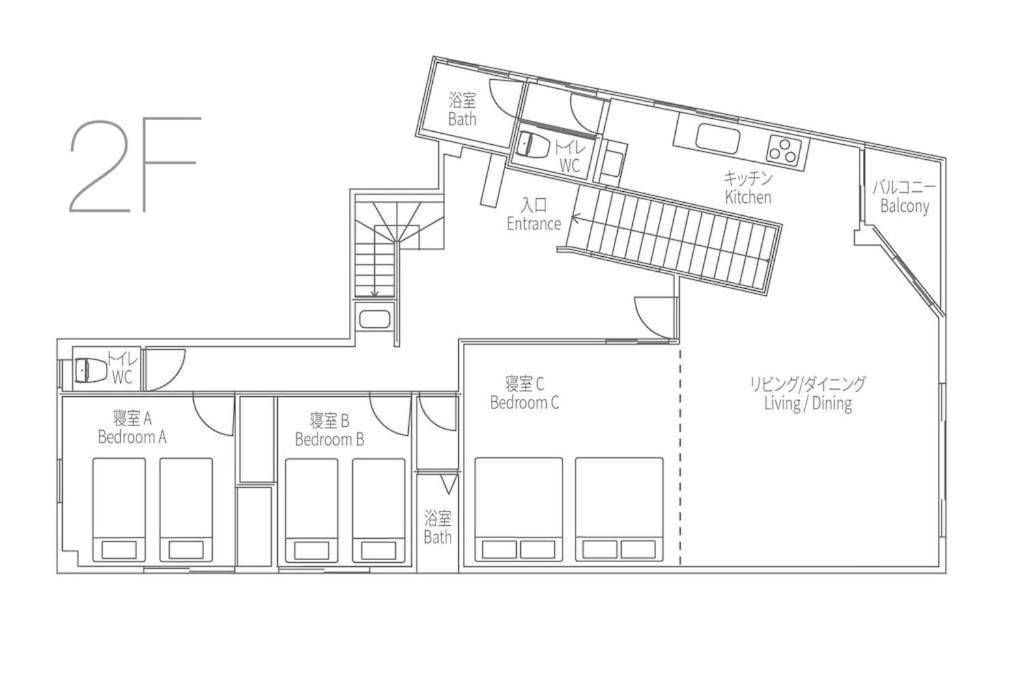 D3 Hotel 2F Ōsaka Exterior foto